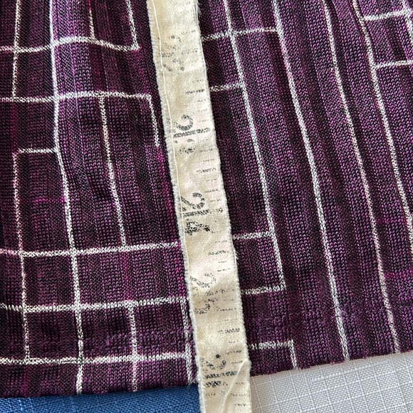 CALVIN KLEIN purple high neck sleeveless top size Large - Picture 8 of 8